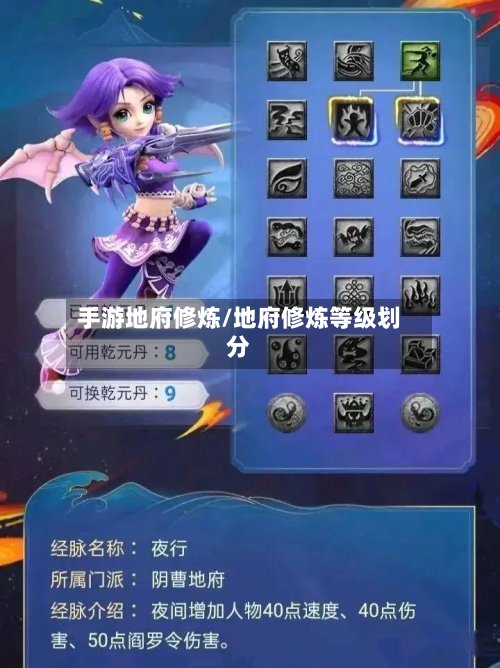 手游地府修炼/地府修炼等级划分