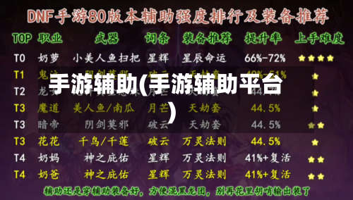 手游辅助(手游辅助平台)-第2张图片