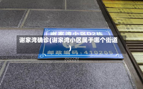 谢家湾确诊(谢家湾小区属于哪个街道)