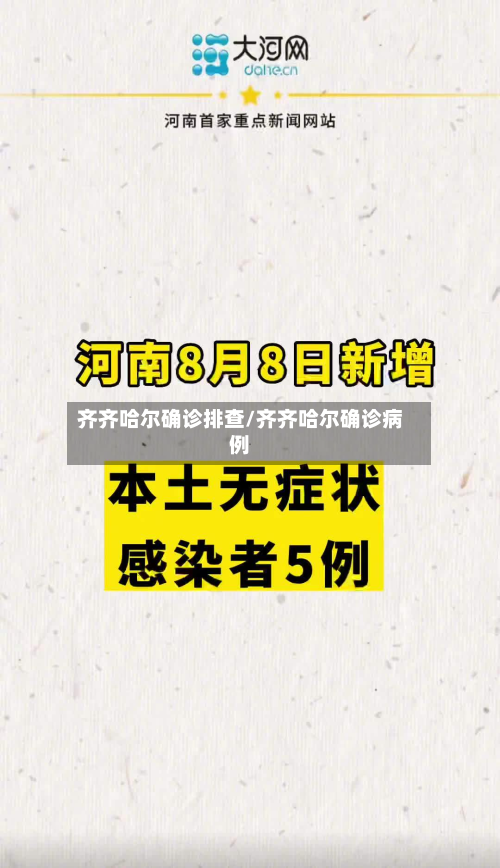 齐齐哈尔确诊排查/齐齐哈尔确诊病例