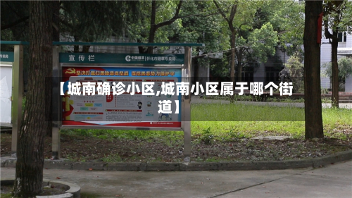 【城南确诊小区,城南小区属于哪个街道】