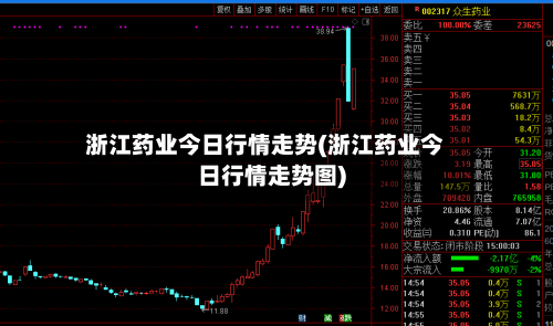浙江药业今日行情走势(浙江药业今日行情走势图)-第2张图片