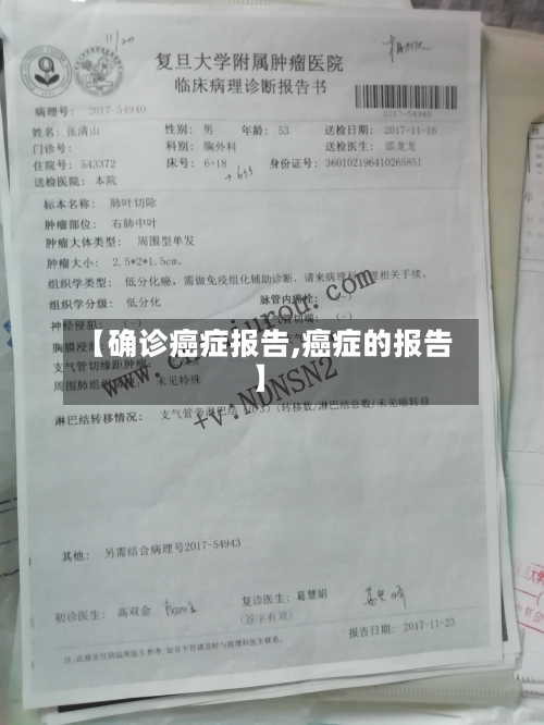 【确诊癌症报告,癌症的报告】-第3张图片