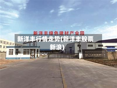 新洋丰行情走势(新洋丰股票新浪)-第2张图片