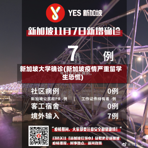 新加坡大学确诊(新加坡疫情严重留学生恐慌)